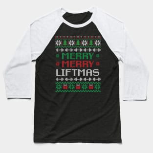 Merry Merry Liftmas Baseball T-Shirt